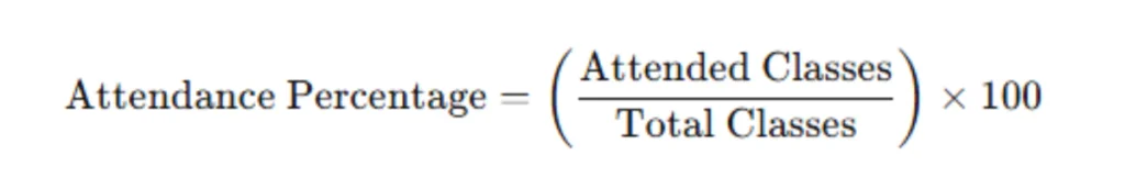 Attendance Calculator