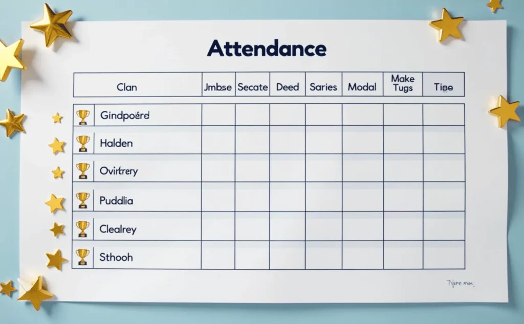 Teachers Attendance Register Cover Decoration