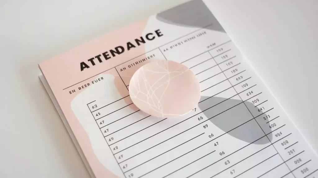 Teachers Attendance Register Cover Decoration