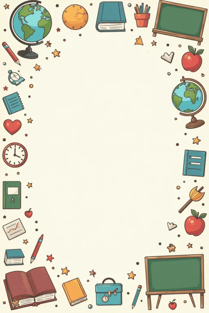 Teachers Attendance Register Cover Decoration